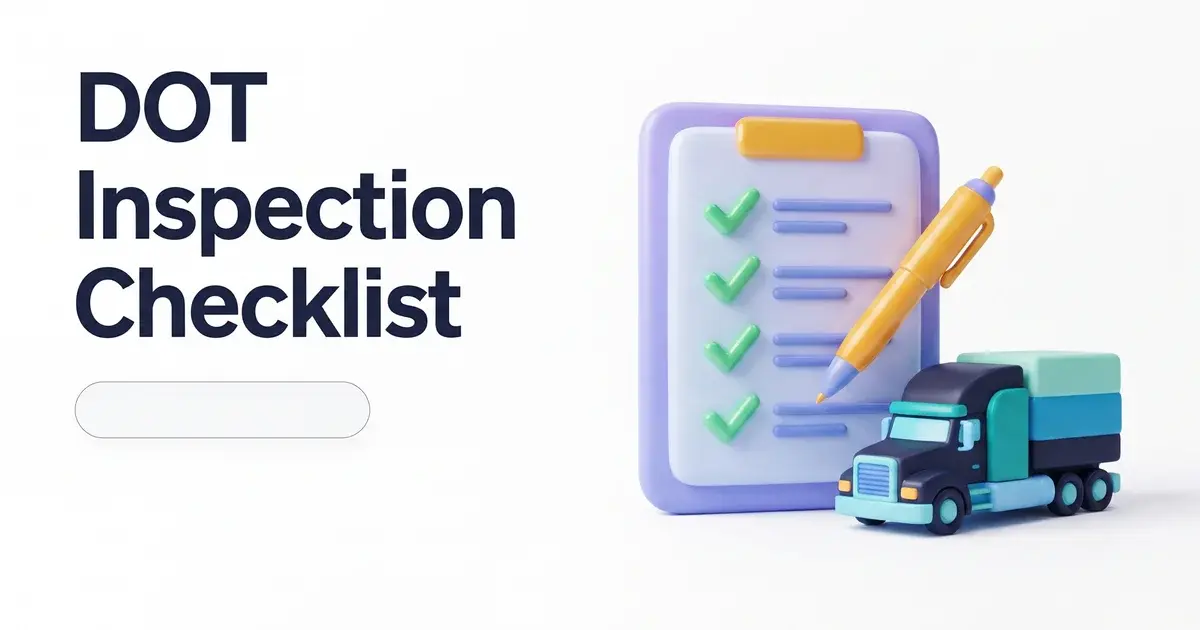 dot inspection checklist printable