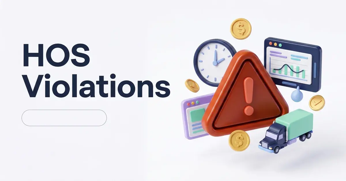hos violations penalties and fines