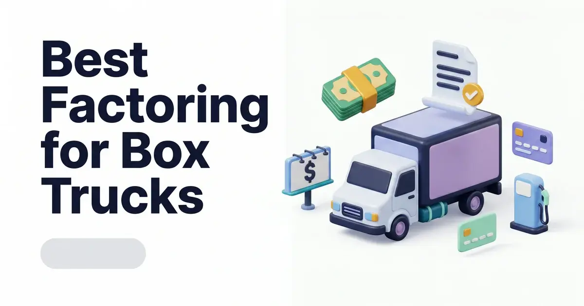 box truck factoring comparison and rates