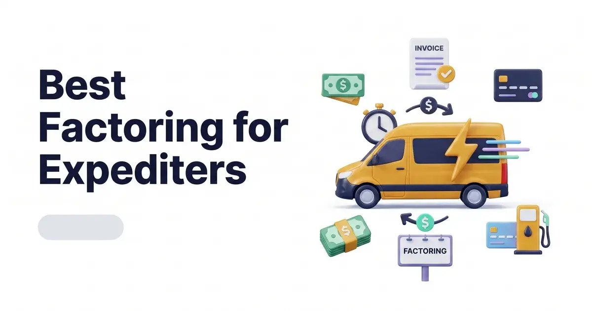 expedited freight factoring comparison and rates