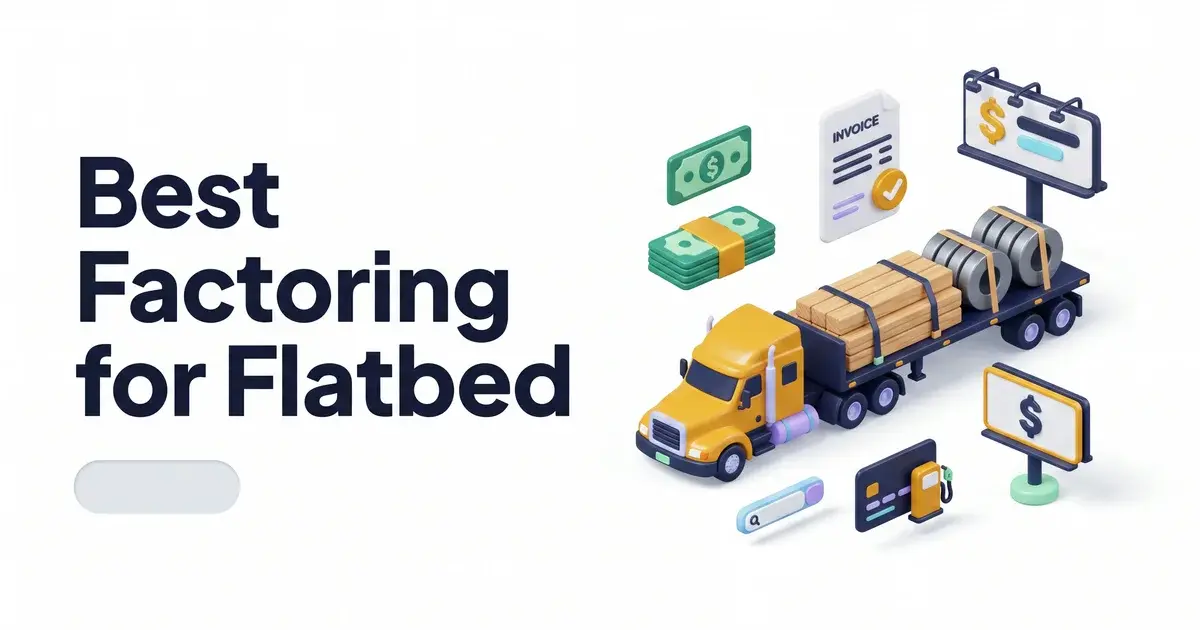 flatbed trucking factoring comparison and rates