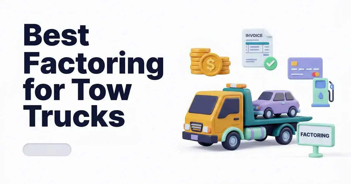 tow truck and recovery factoring comparison and rates