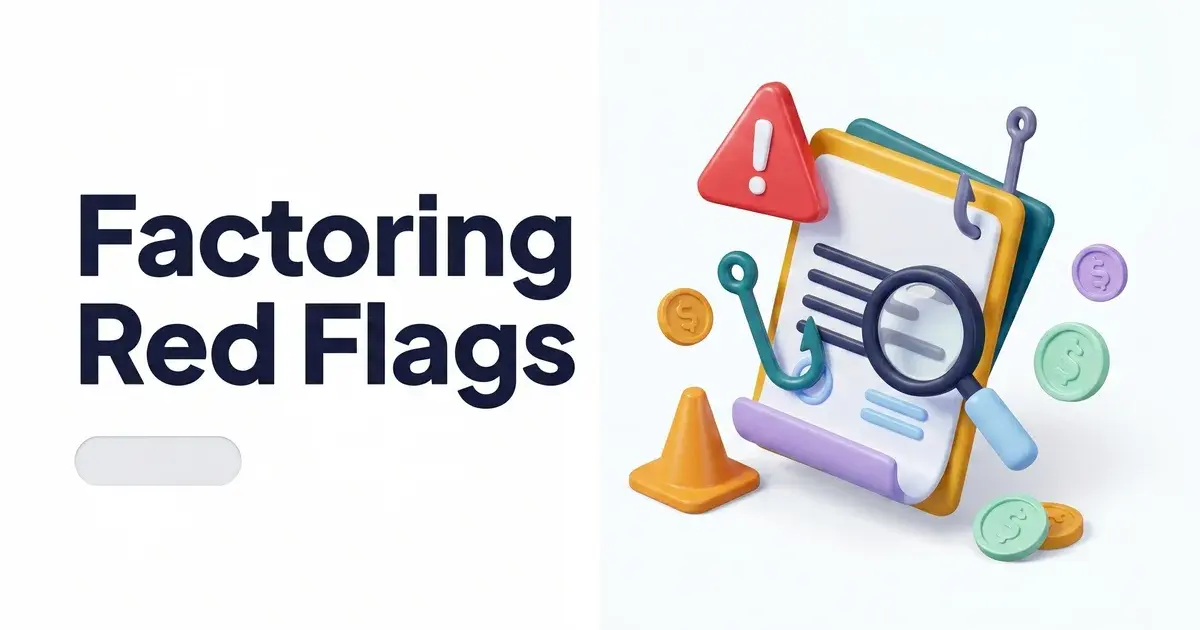 freight factoring red flags and contract traps
