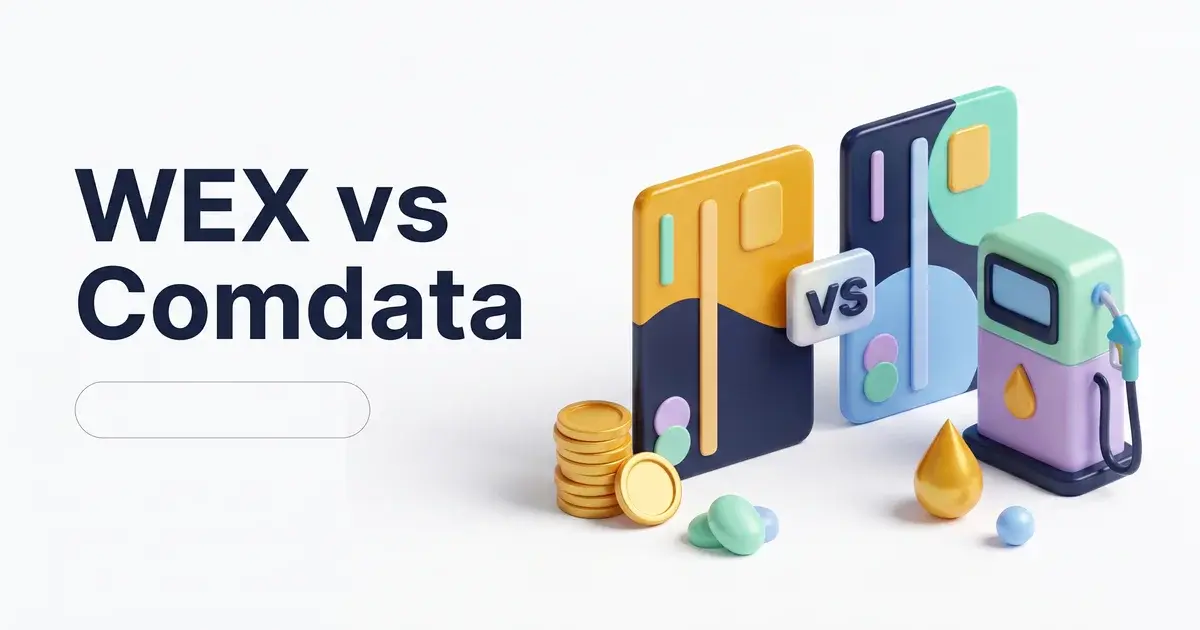 wex vs comdata fuel card discounts and network compared