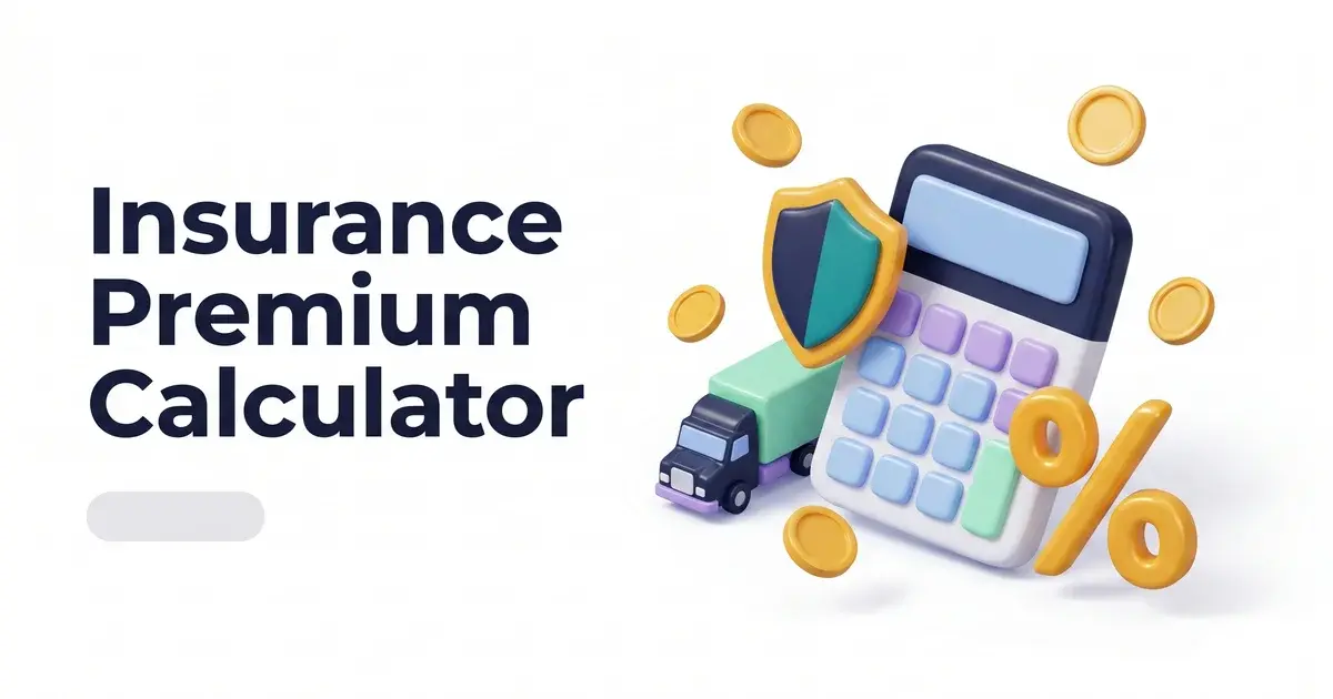 truck insurance premium calculator and estimate