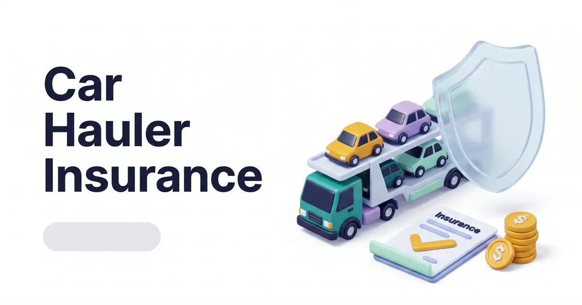 car hauler insurance coverage types and average rates