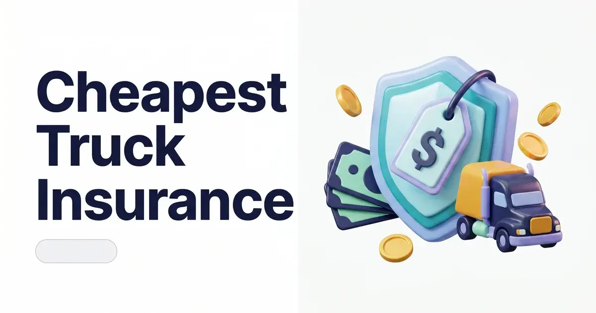 cheapest trucking insurance and low premiums