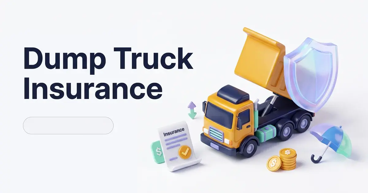 dump truck insurance coverage and rates