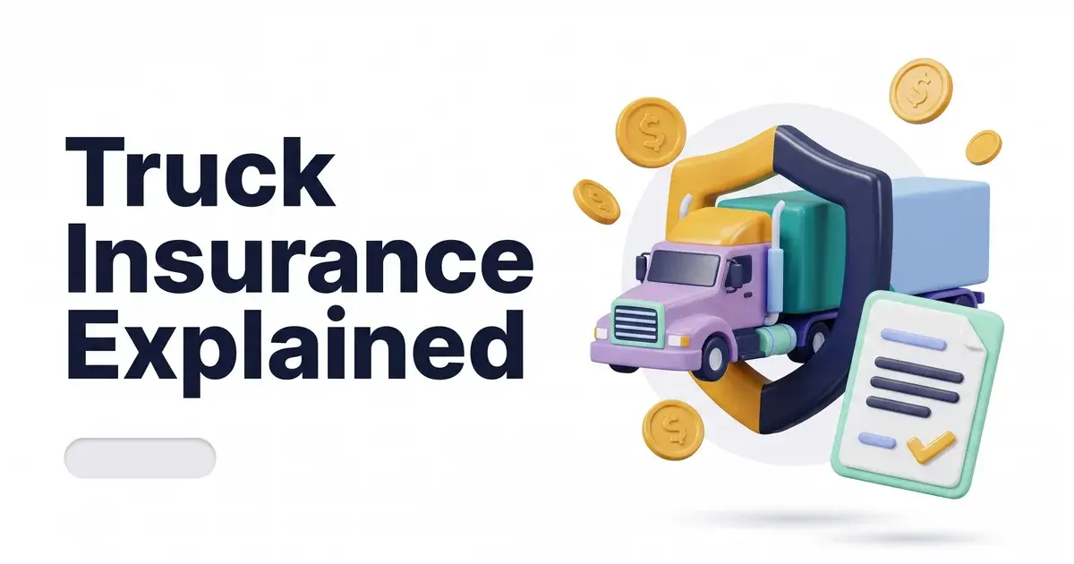commercial truck insurance explained and coverage types