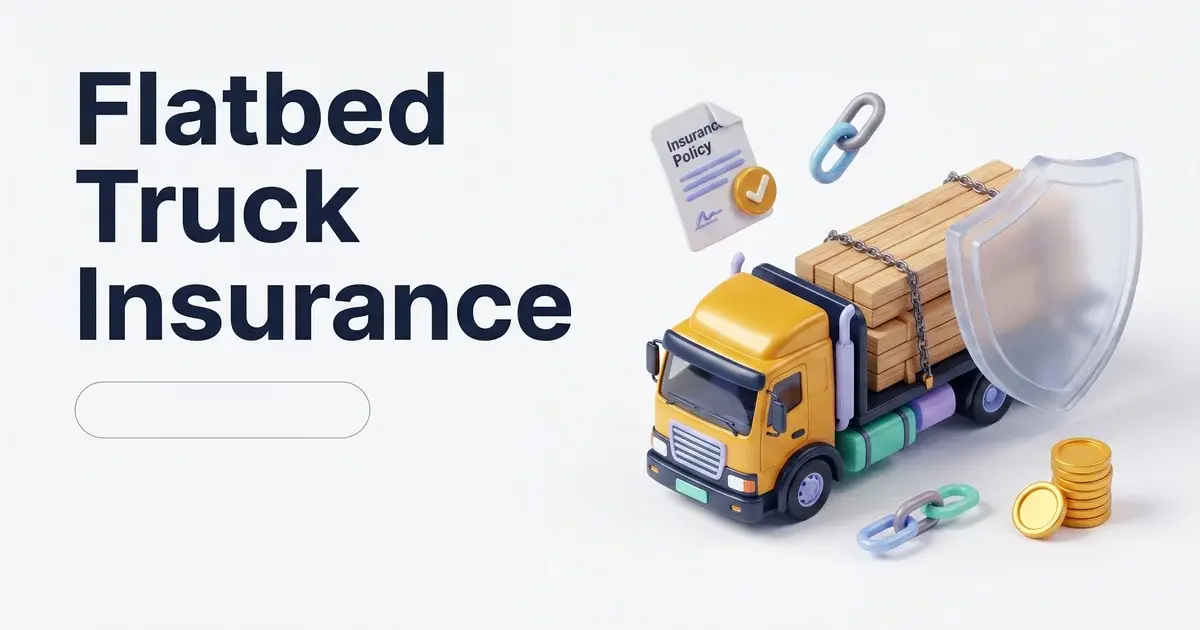 flatbed truck insurance coverage and rates