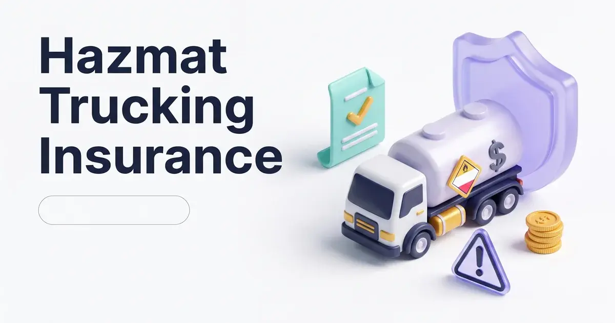 hazmat trucking insurance coverage requirements and rates