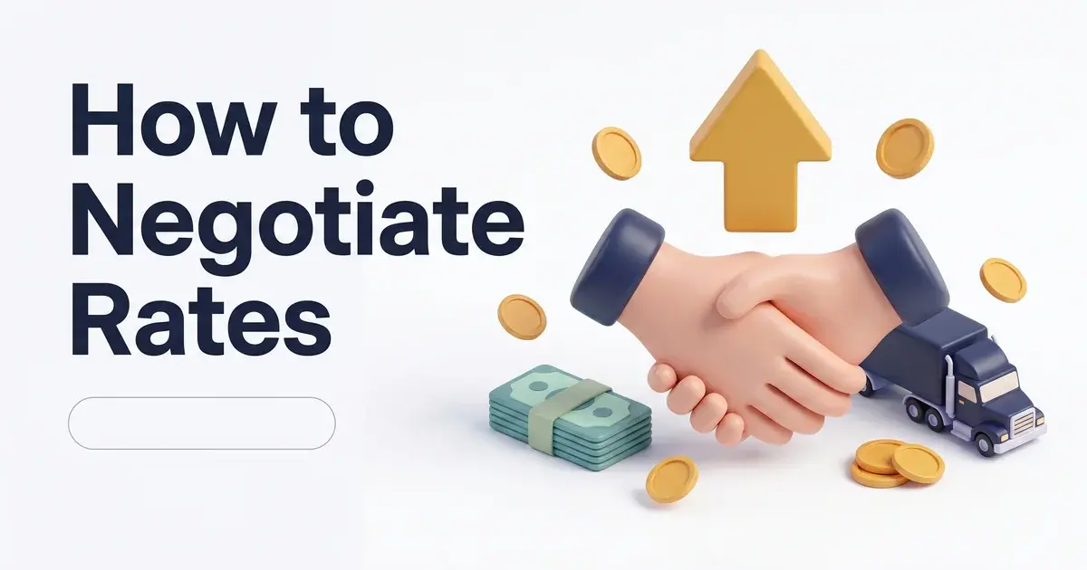 how to negotiate freight rates