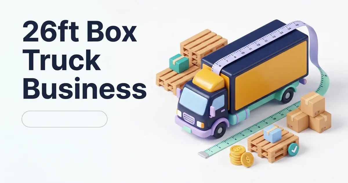 26ft box truck business loads and profit