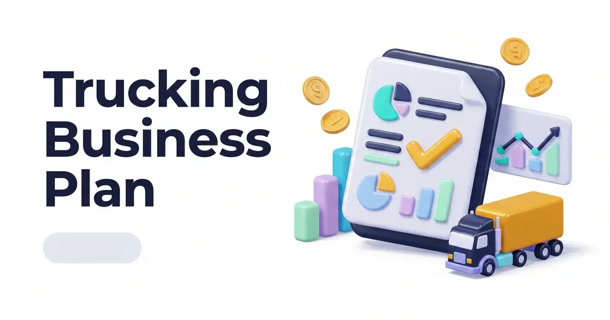 trucking business plan template and projections