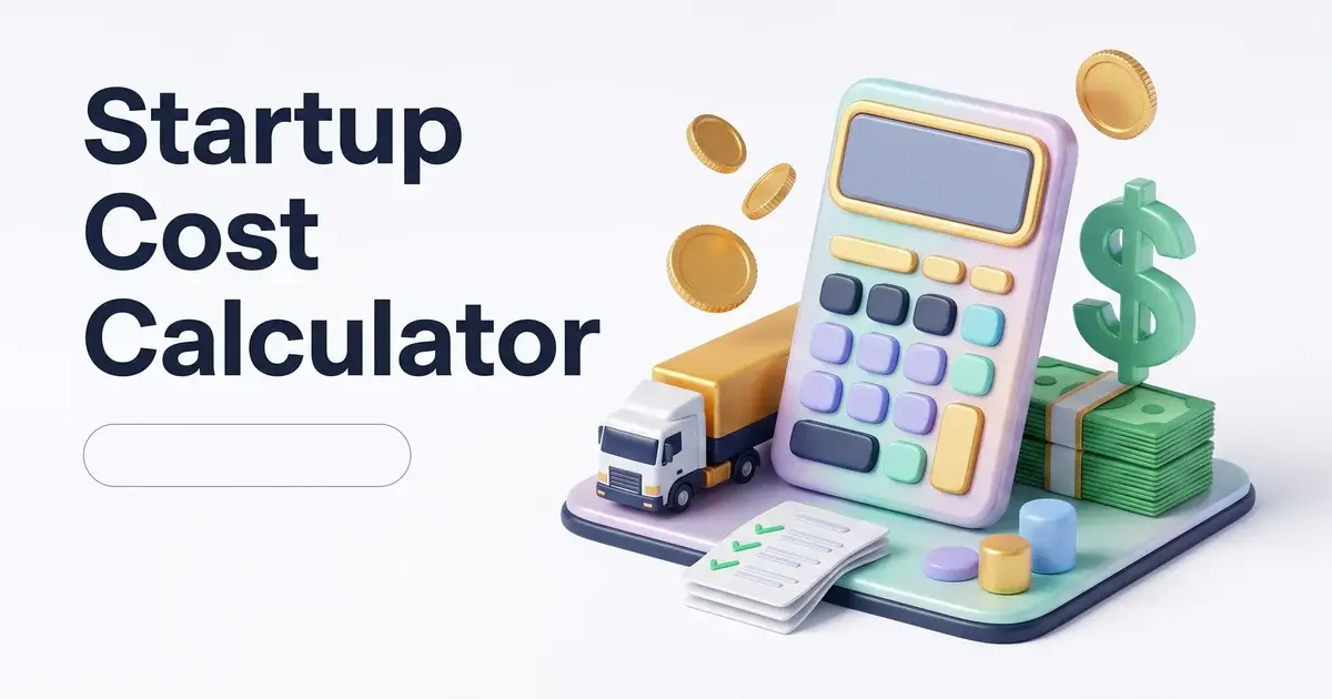 trucking startup cost calculator and budget