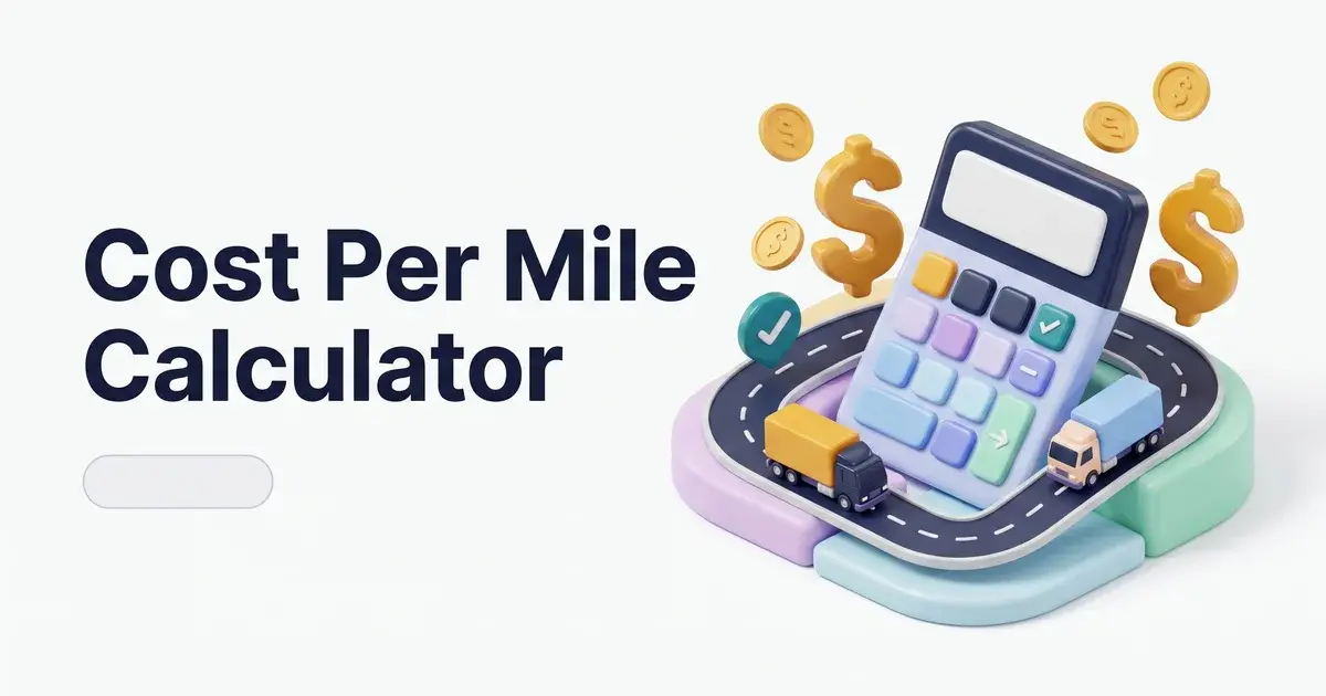 cost per mile calculator and break-even rate