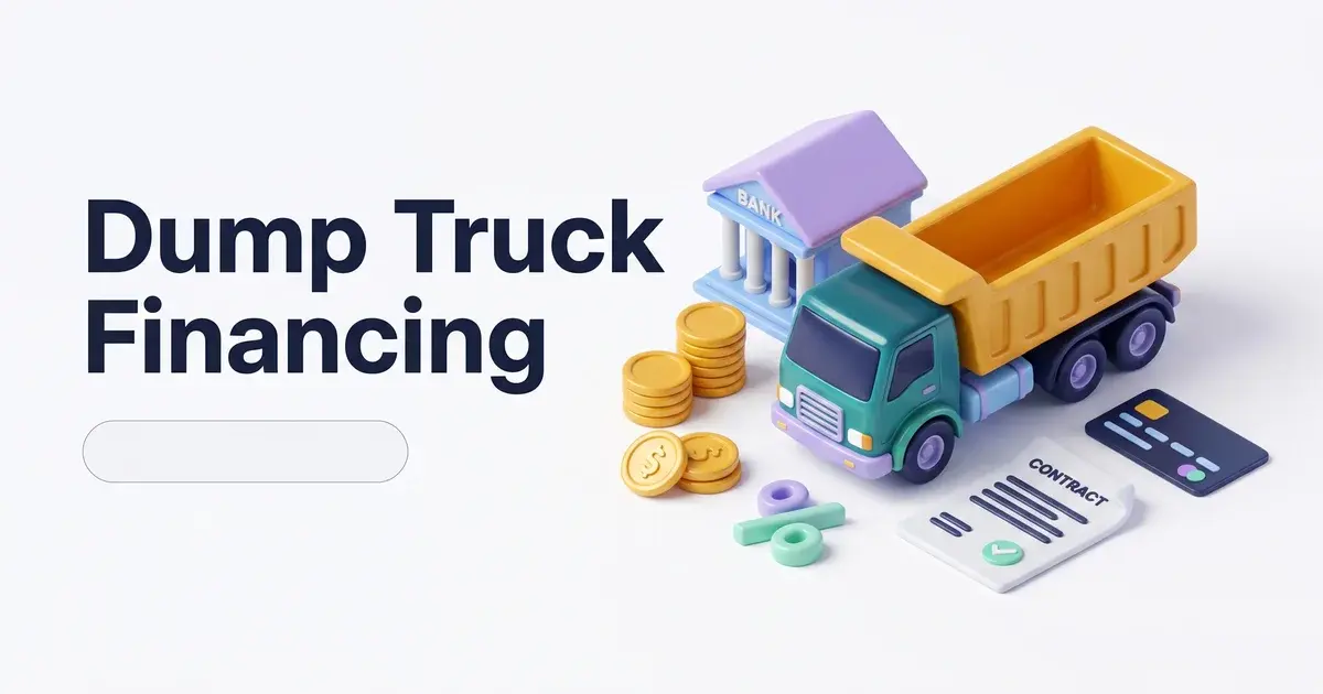 dump truck financing loan and lease options