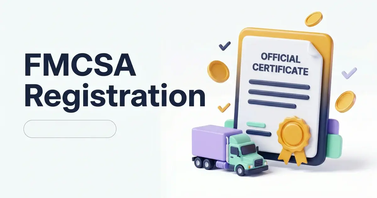 fmcsa registration and authority steps