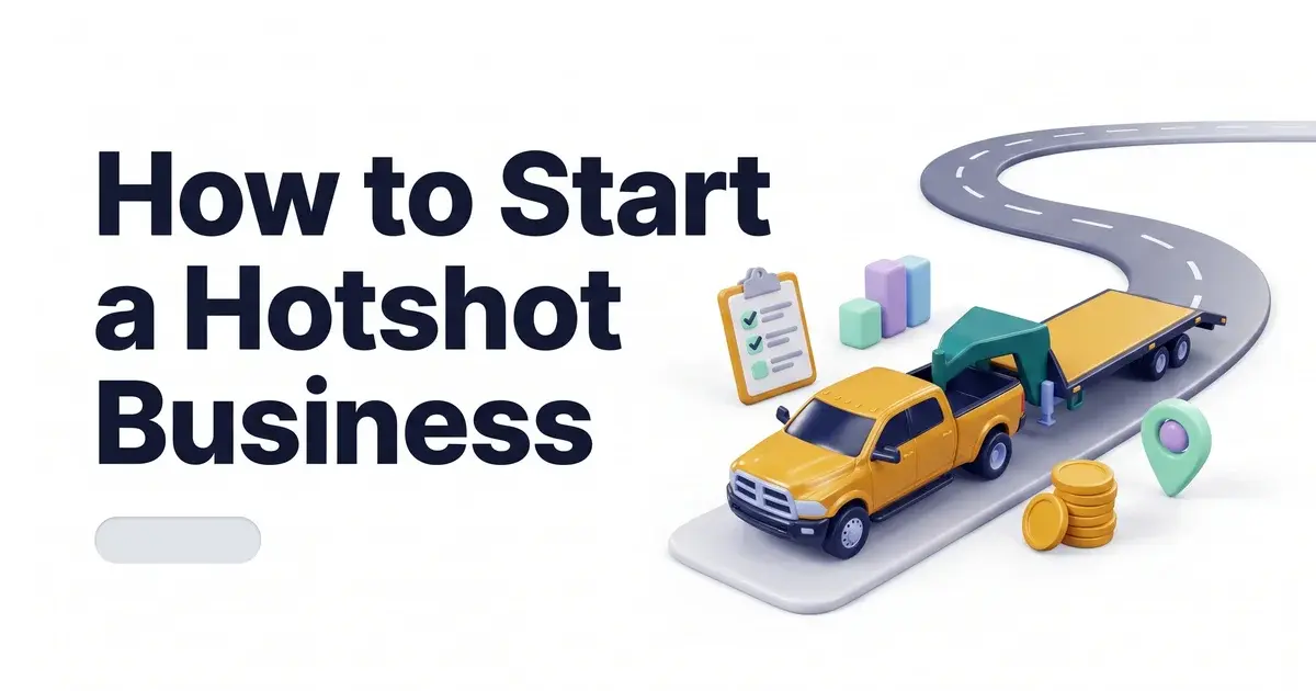 how to start a hotshot trucking business