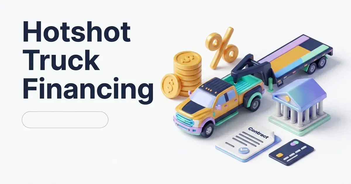 hotshot truck financing loan and lease options