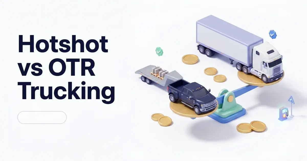 hotshot and otr trucking comparison