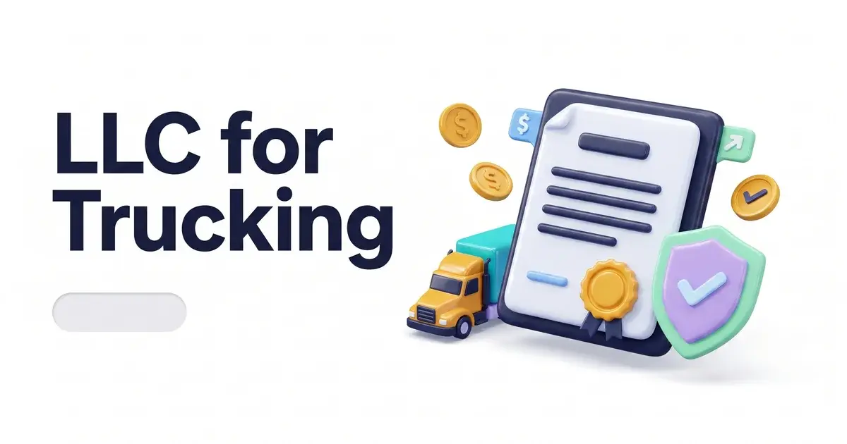 llc for trucking formation and tax