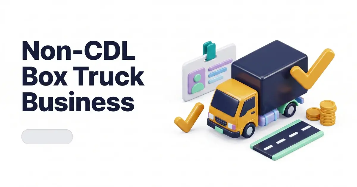 non-cdl box truck business and weight limits