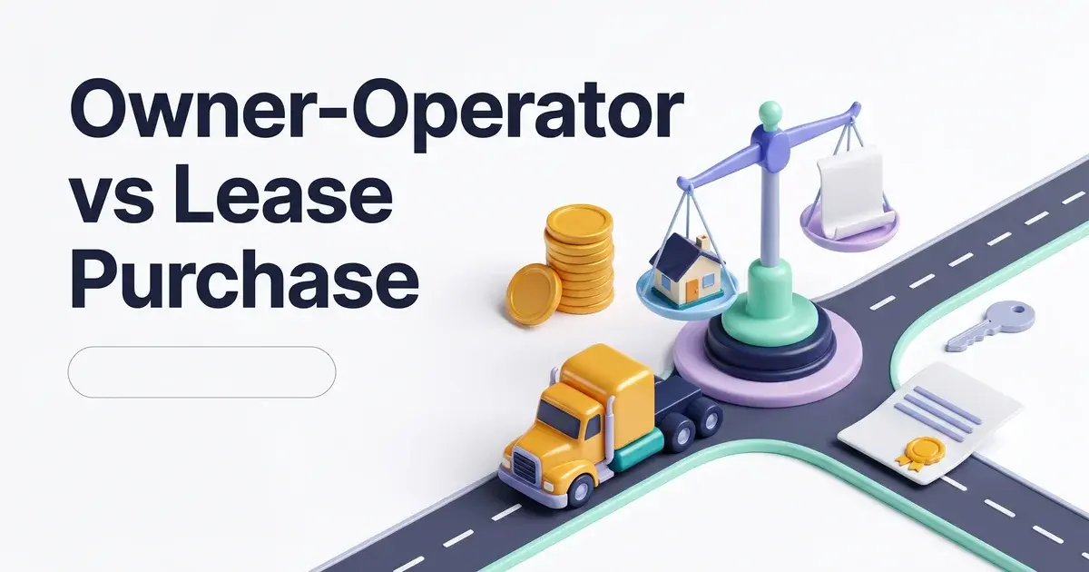 owner-operator vs lease purchase true cost and risk