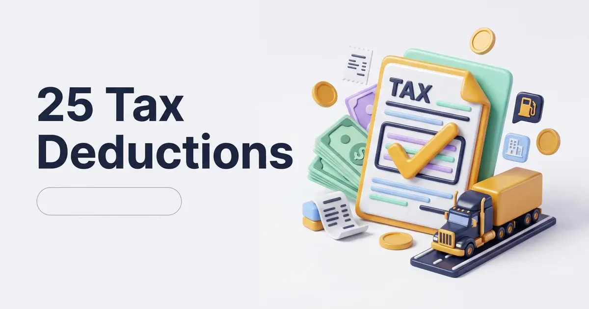 trucking tax deductions and write-offs