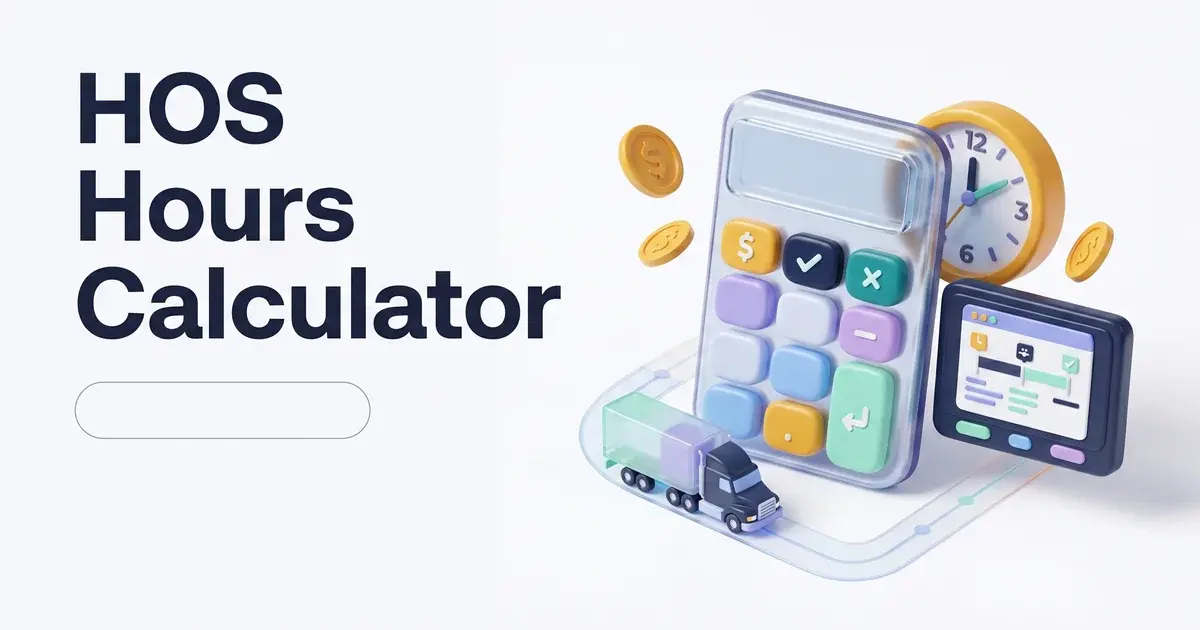 hos hours calculator and drive time